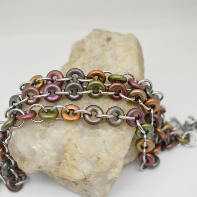 metallic colorful link bracelet.jpg